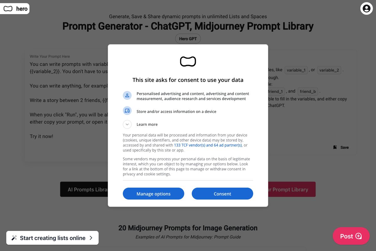 HeroGPT Prompt Generator