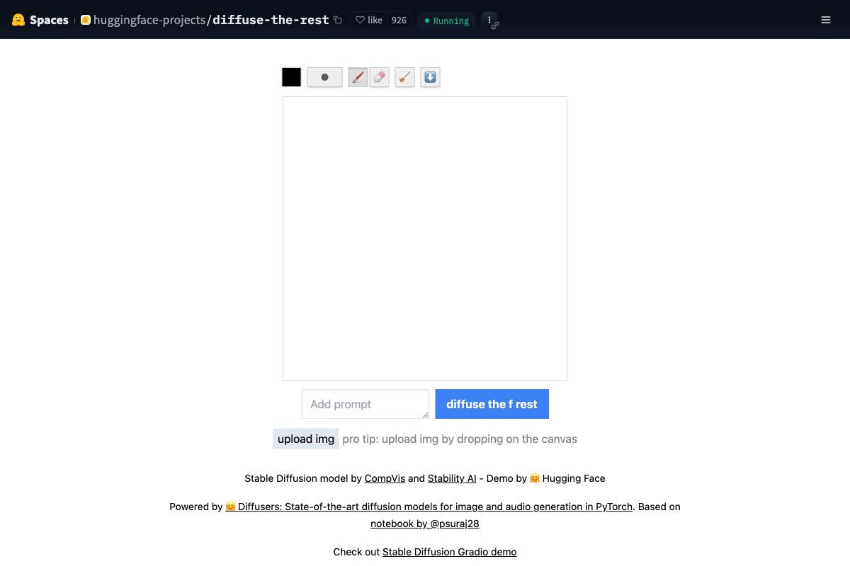 Diffuse the Rest - A Hugging Face Image Generation Project