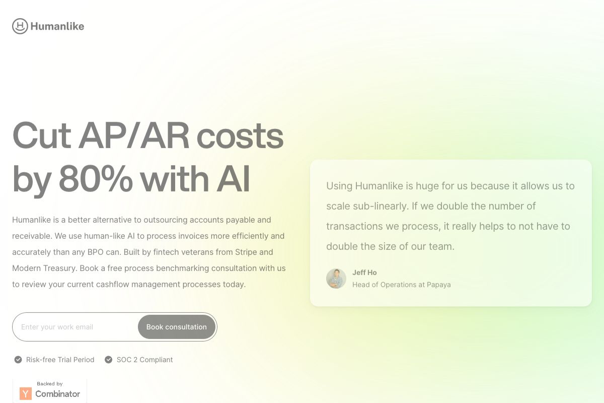 Humanlike AI for AP/AR