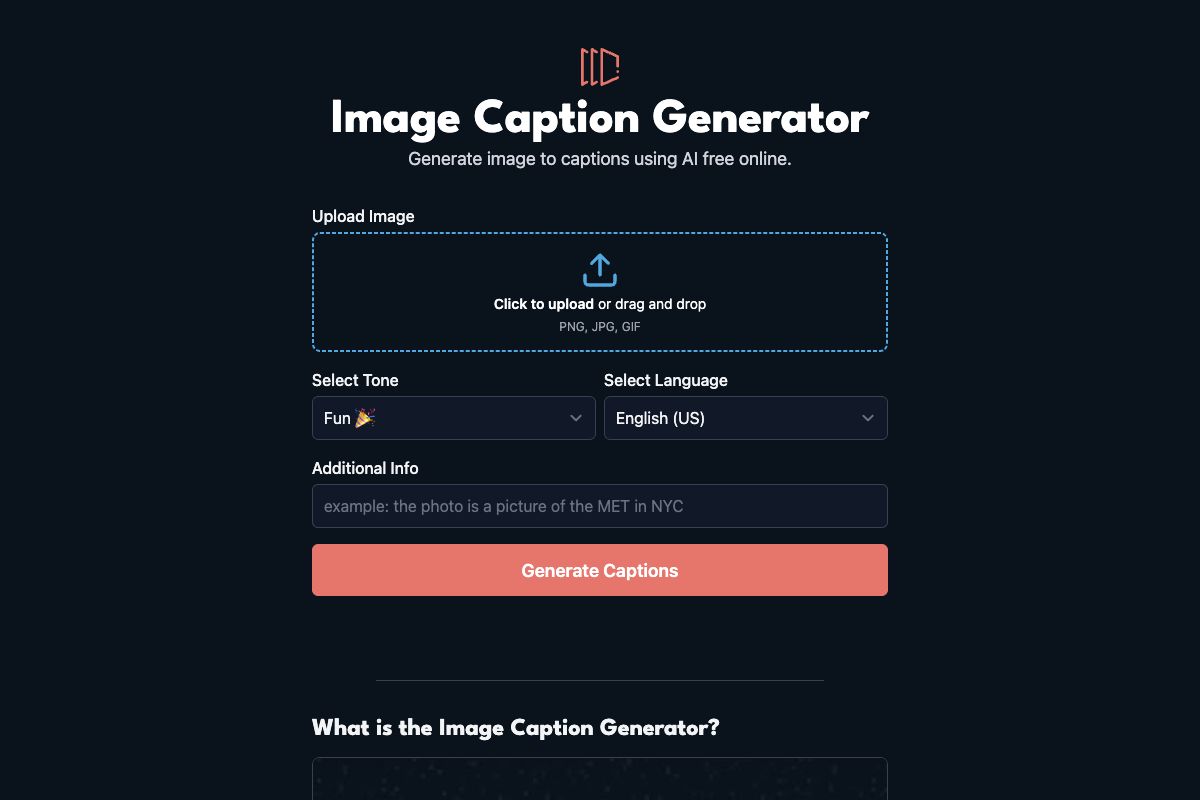 Image Caption Generator