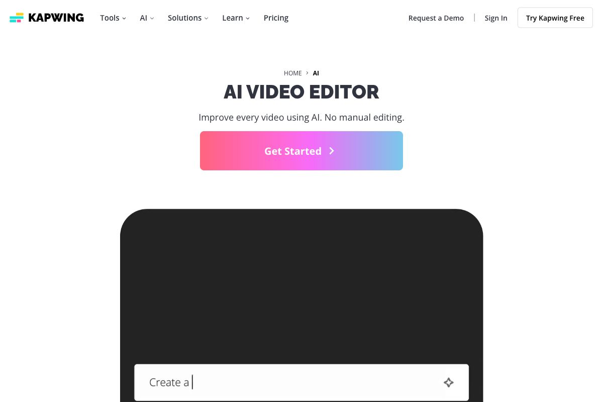 Kapwing: Online AI-Powered Video Editing Platform