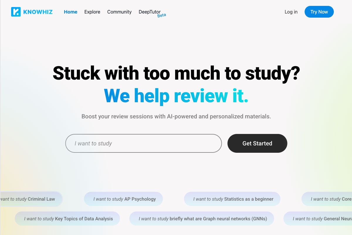 KnoWhiz - AI-powered Study Assistance