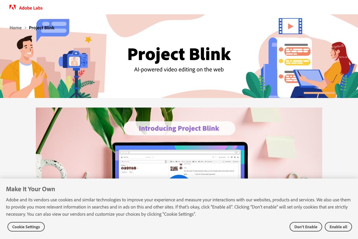 Project Blink by Adobe Labs