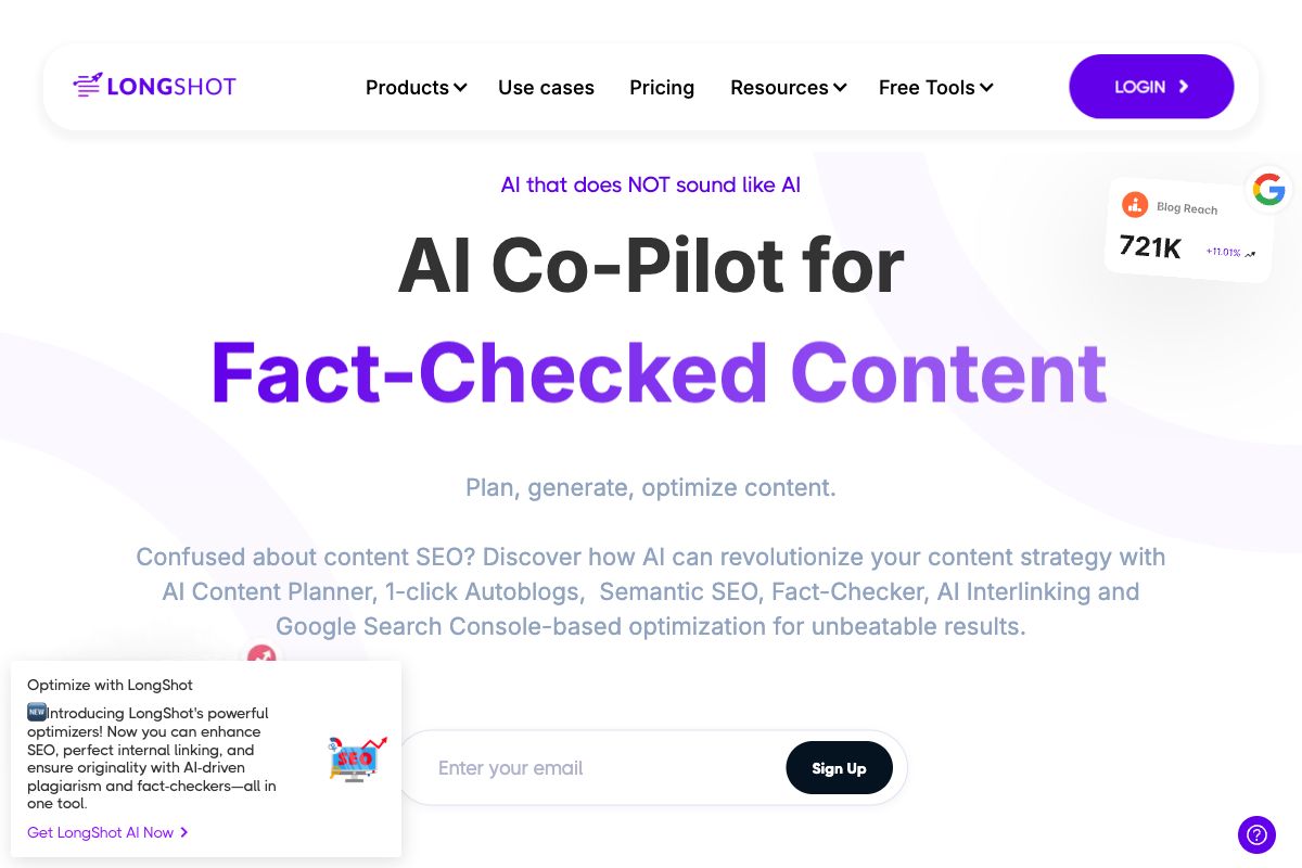 LongShot AI - AI Co-Pilot for Content Generation