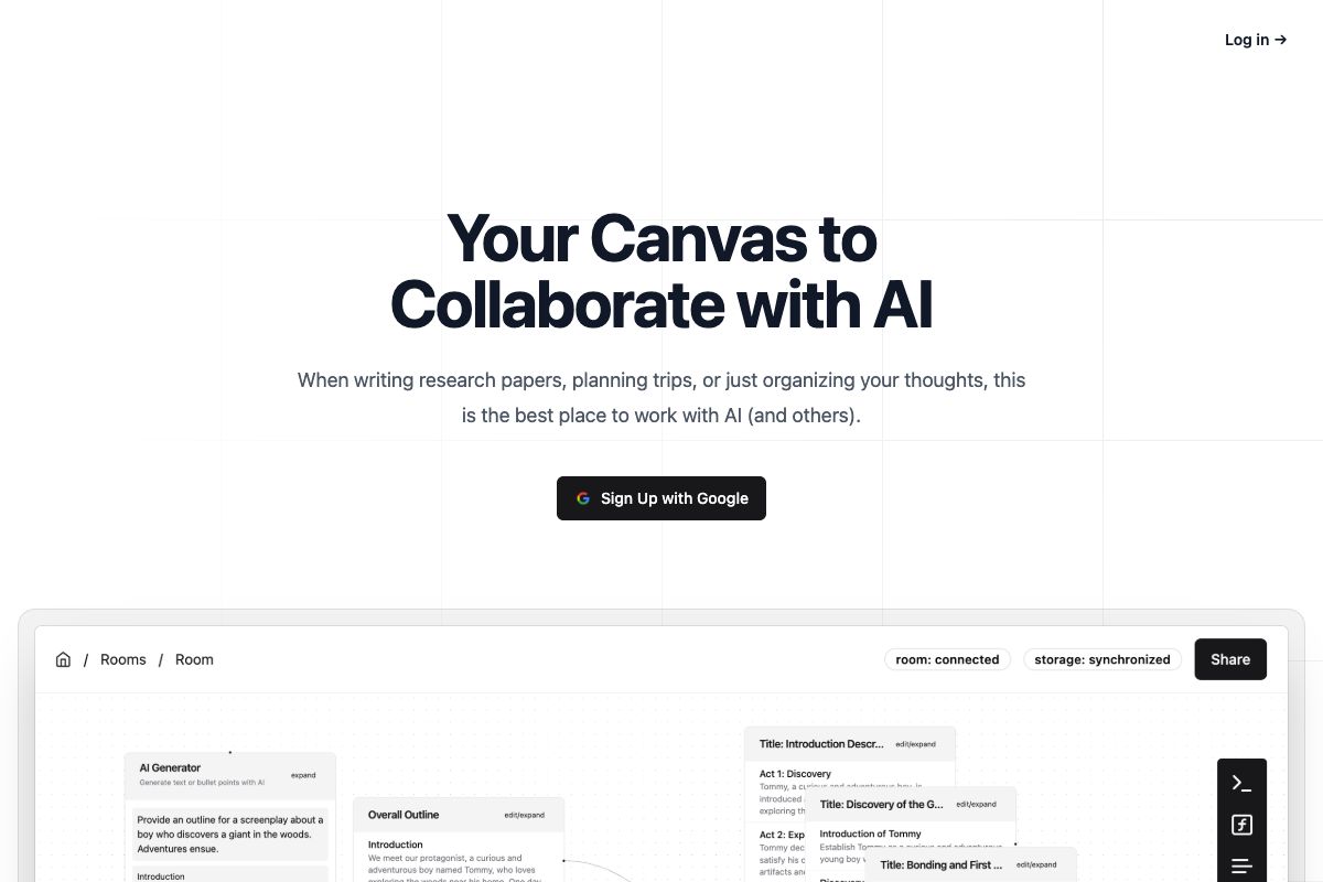 Your Canvas to Collaborate with AI