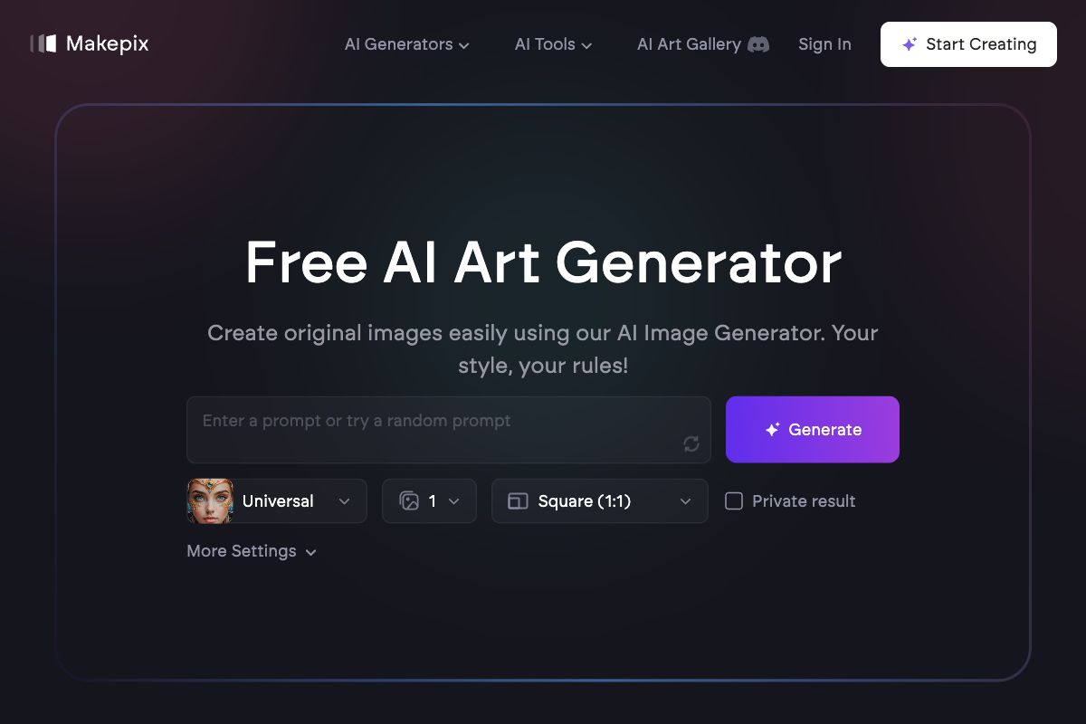 Free AI Art Generator