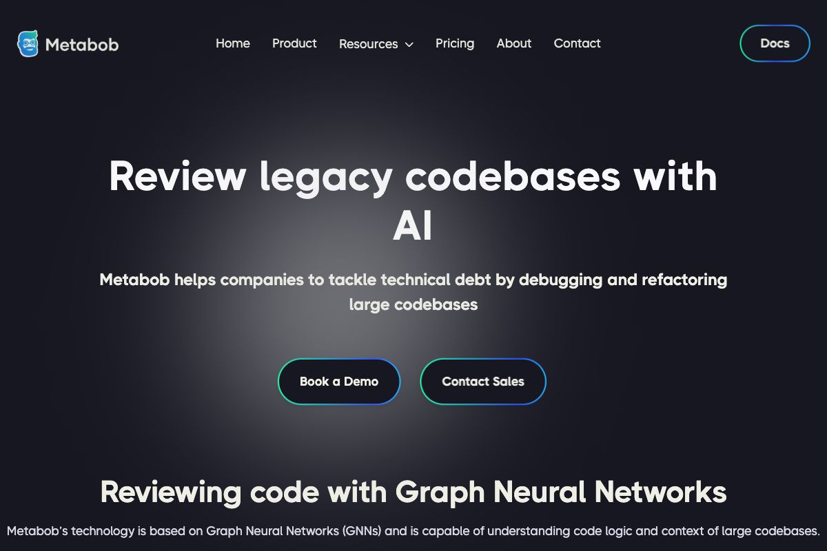 Metabob - AI-Powered Code Review Tool