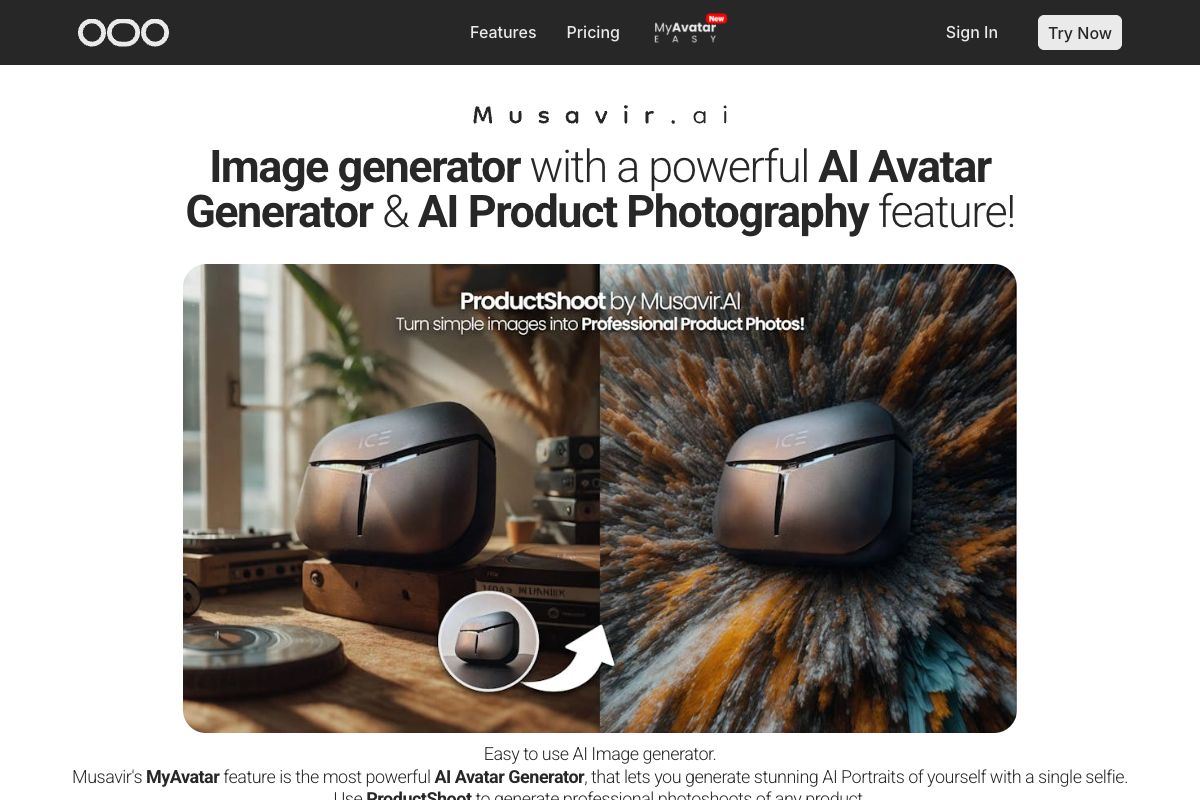 Musavir AI Image Generator