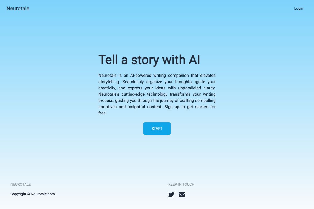 Neurotale - AI-Powered Storytelling Tool