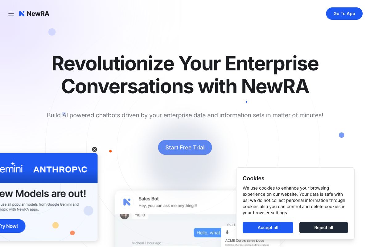 NewRA: Revolutionize Your Enterprise Conversations