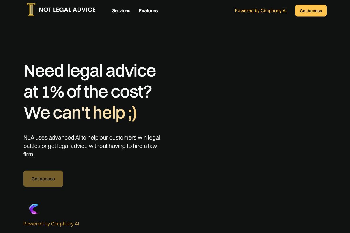 NOT LEGAL ADVICE