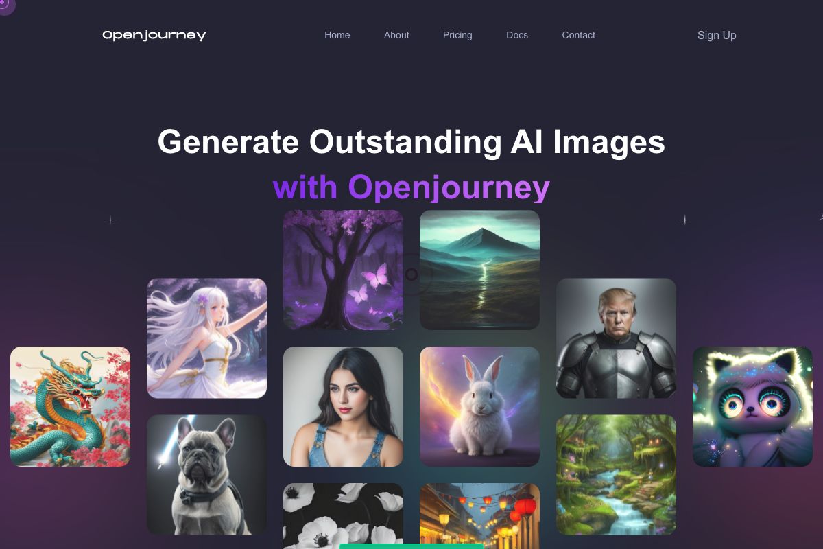 Openjourney: All-in-One AI Image Generation and Editing Platform