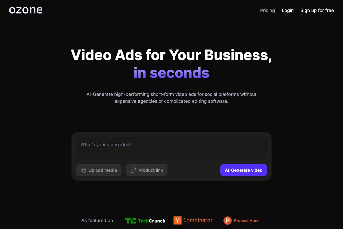 Ozone: AI-Driven Video Ad Creation