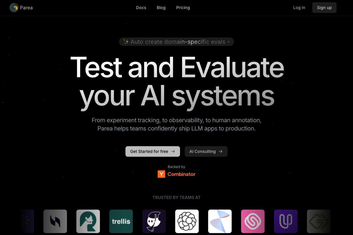 Parea AI - Experiment Tracking and Human Annotation for LLMs