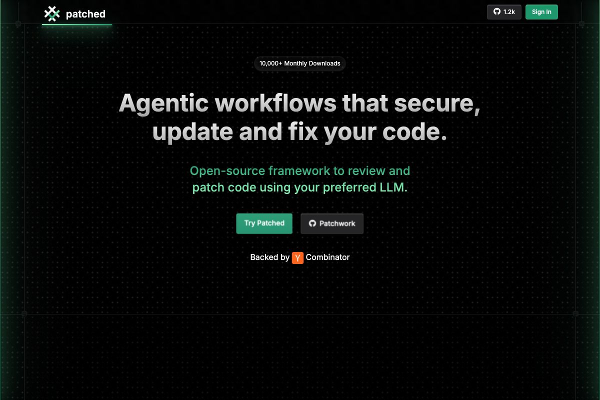 Patched: Open-Source Code Automation Framework