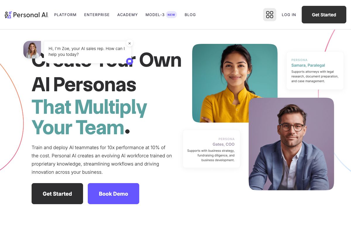 Personal AI - Transform Your Business with AI Personas