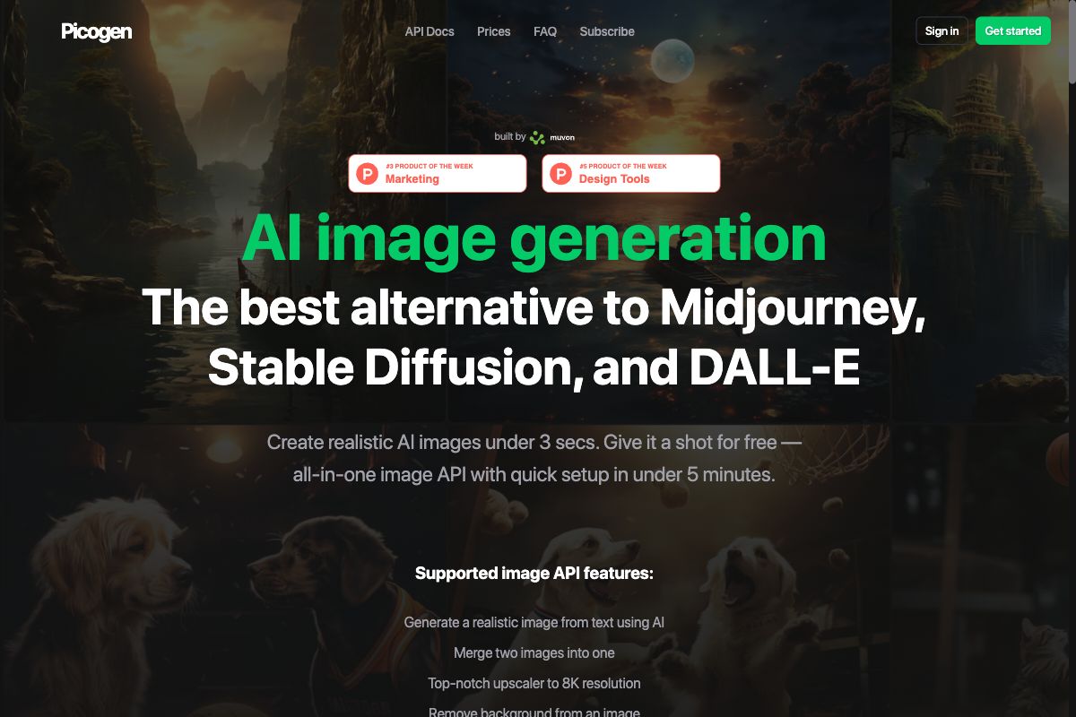 Picogen: AI Image Generation API