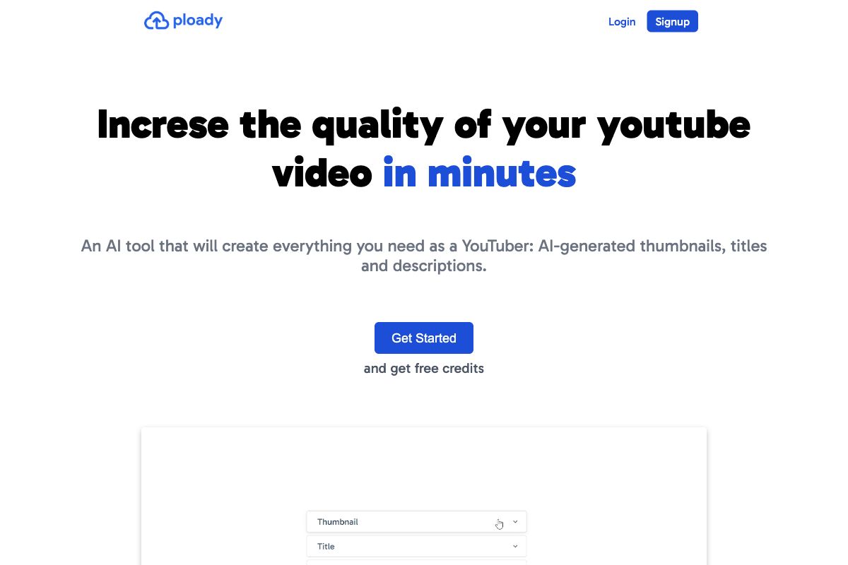 Ploady: AI-Powered YouTube Enhancement Tool