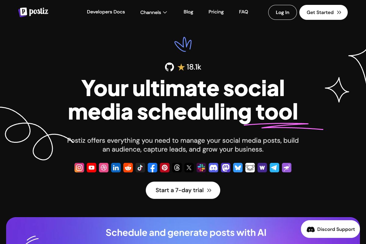 Postiz - Social Media Scheduling Tool