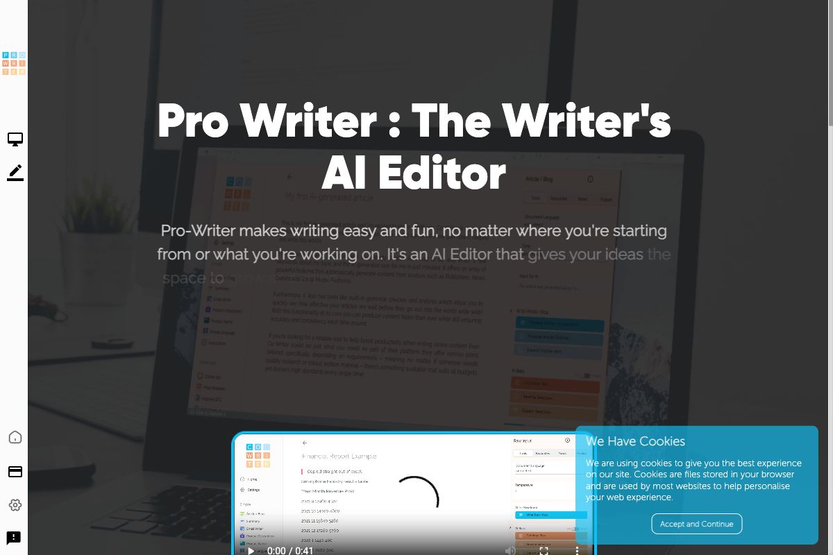 Pro Writer: The Writer's AI Editor