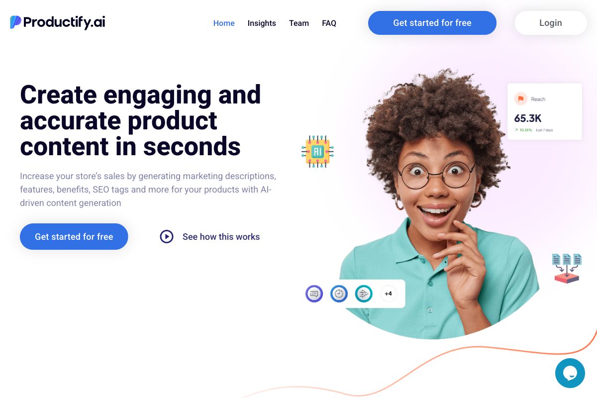 Productify.ai: AI-Driven Product Content Generation