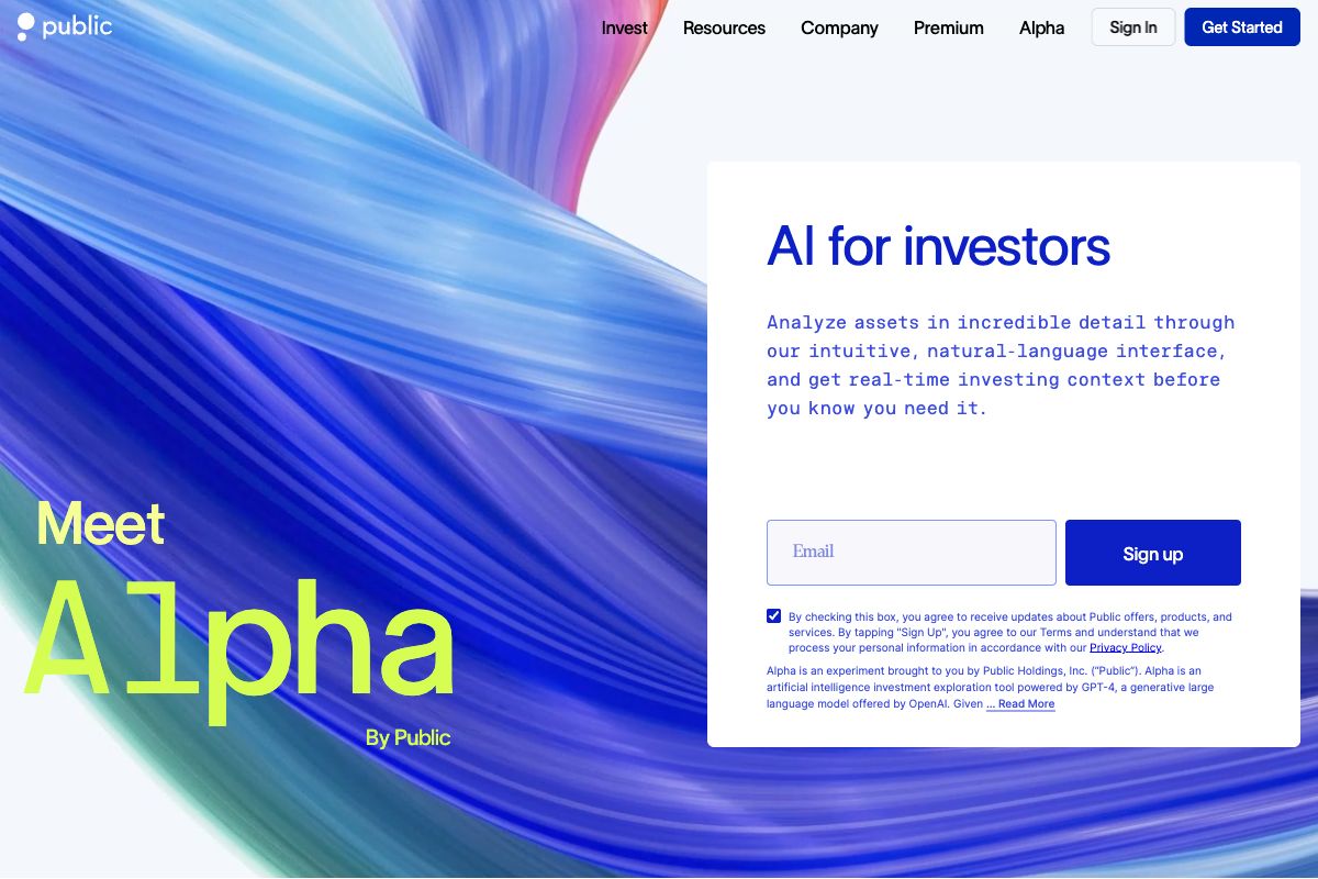 Alpha - AI for Investors