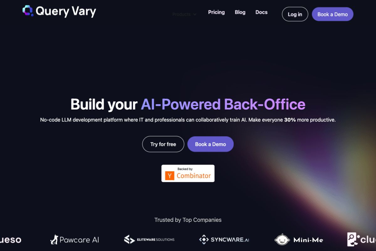 Query Vary - No-Code AI Development Platform