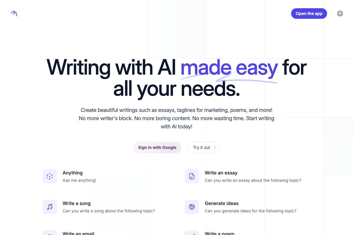 RubyGPT.ai - AI Writing Assistant