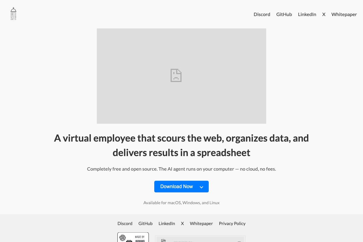 Virtual Employee for Data Organization