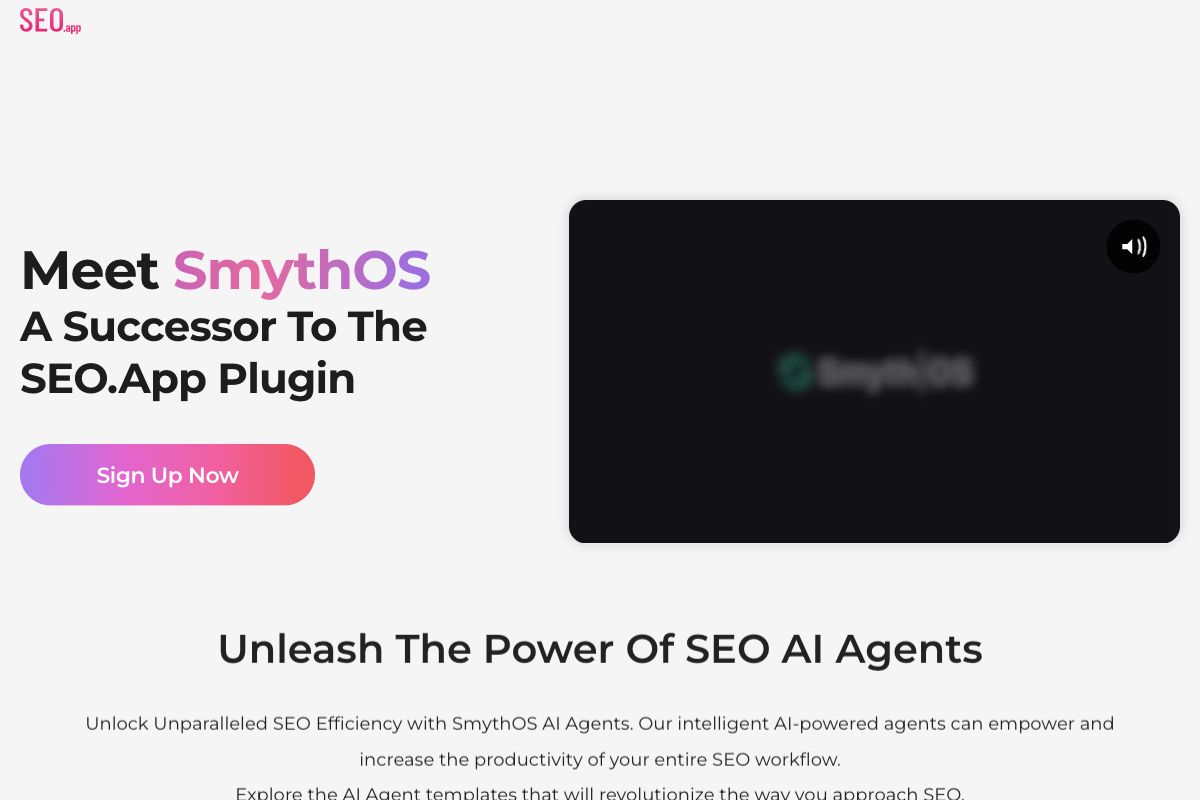 SmythOS: AI-Powered SEO Agents