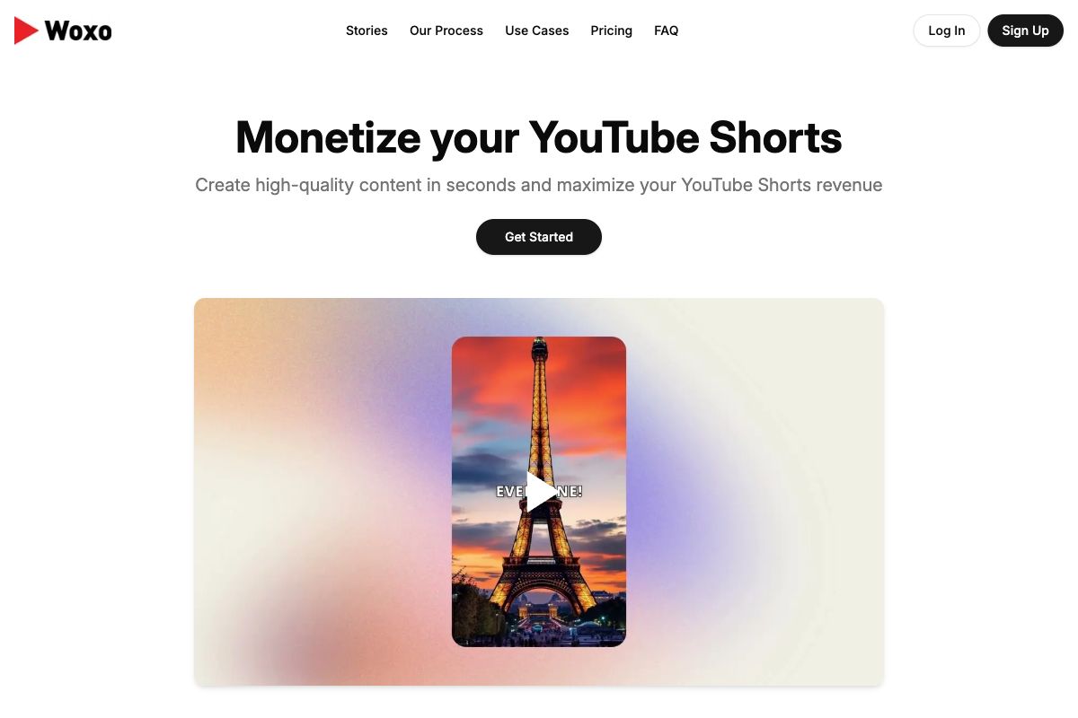 Woxo - Automate Your YouTube Shorts