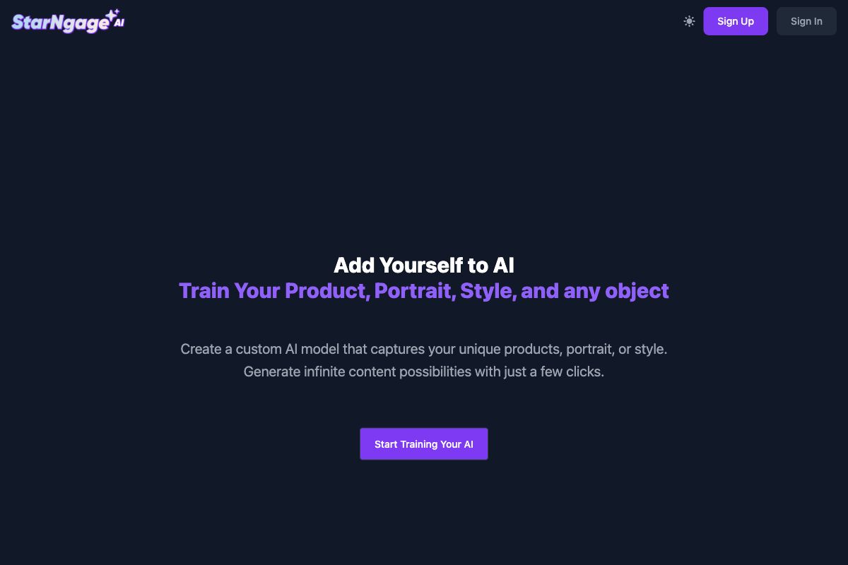 StarNgage AI - Custom AI Content Creation