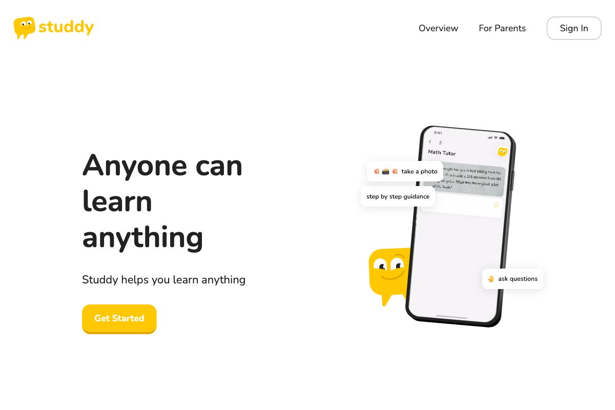 Studdy - Your Personal Homework Helper