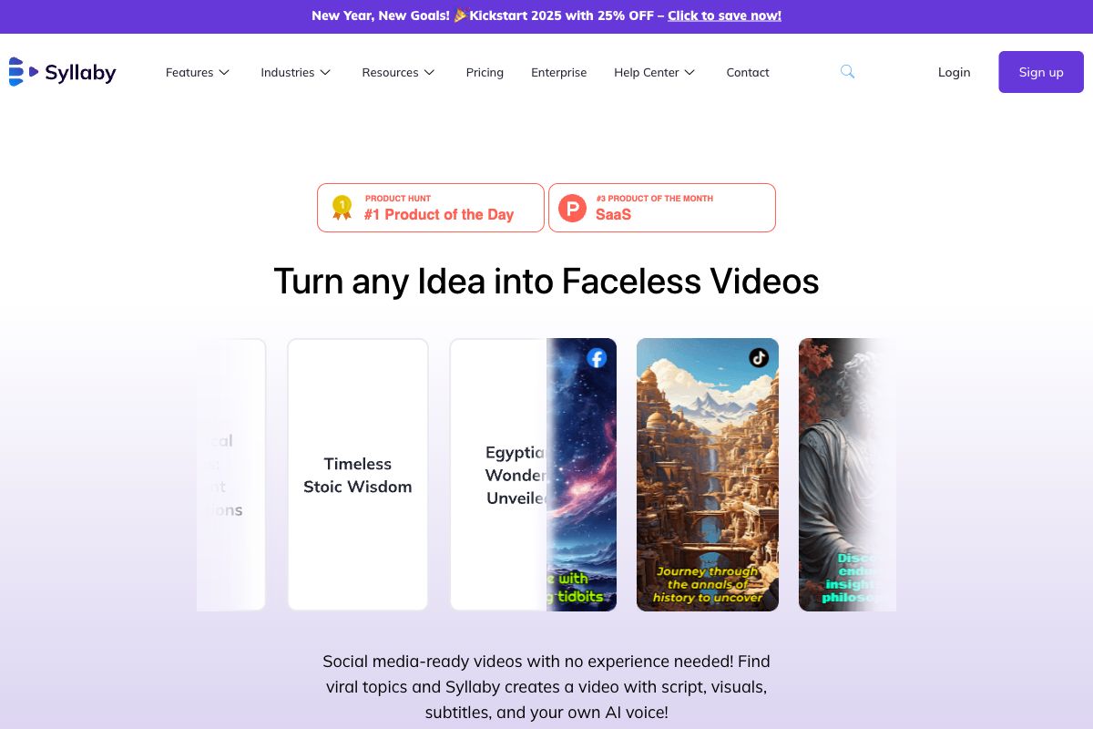 Syllaby - AI Video Creation Simplified