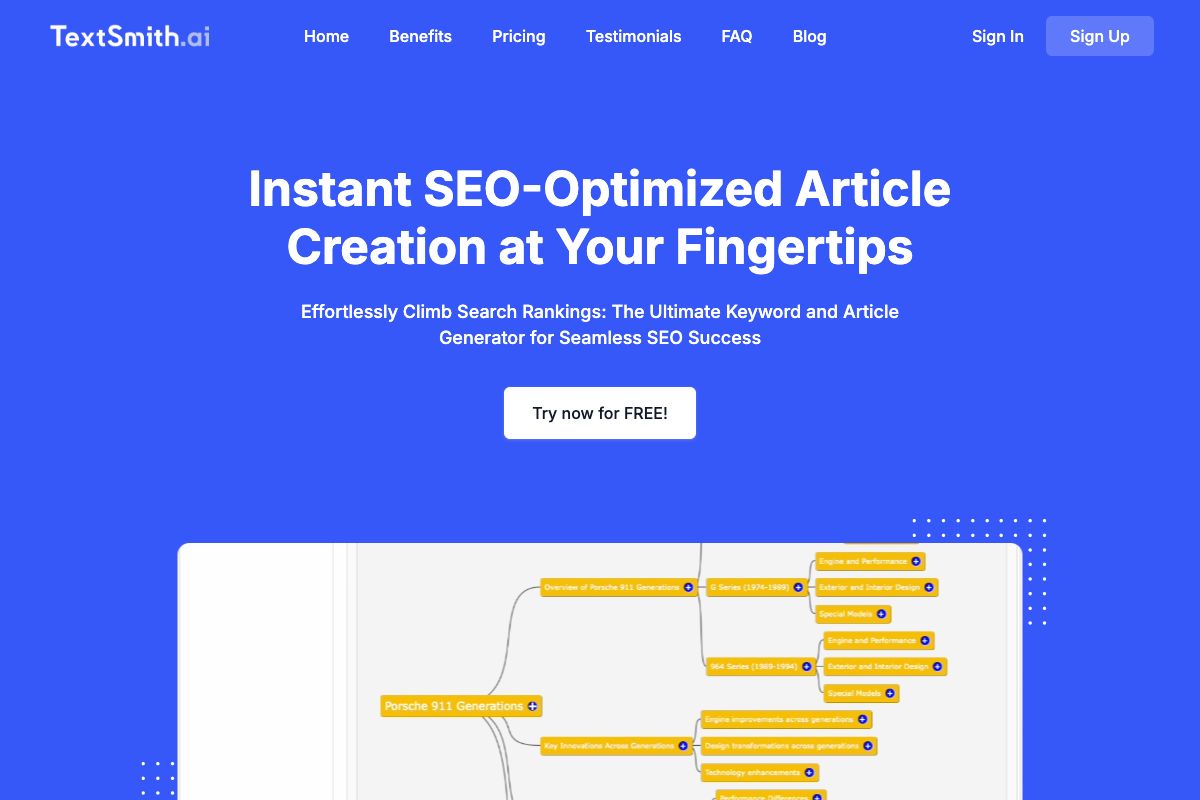 TextSmith: Effortless SEO Optimization