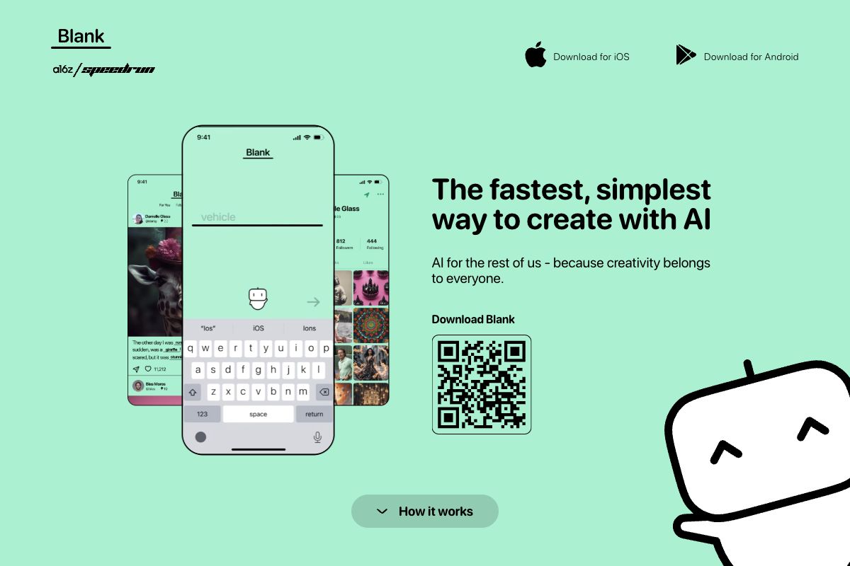 The Blank App: Unleash Your Creativity with AI