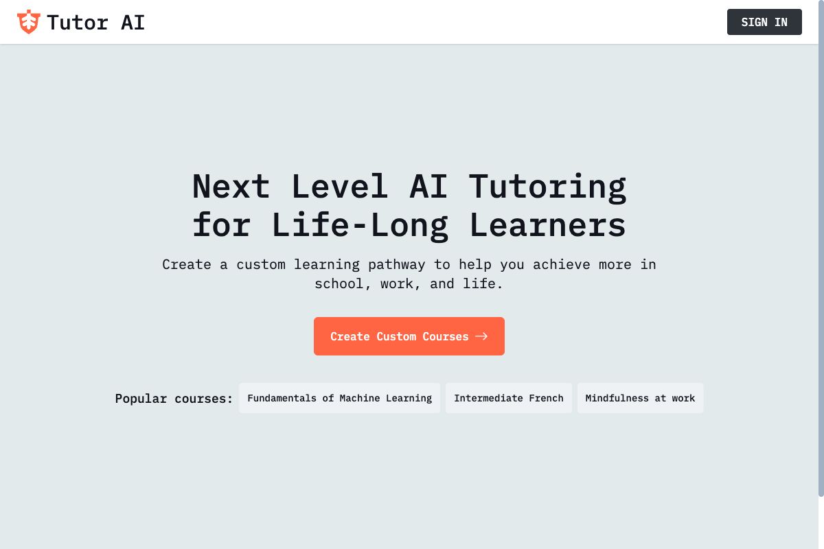 Tutor AI