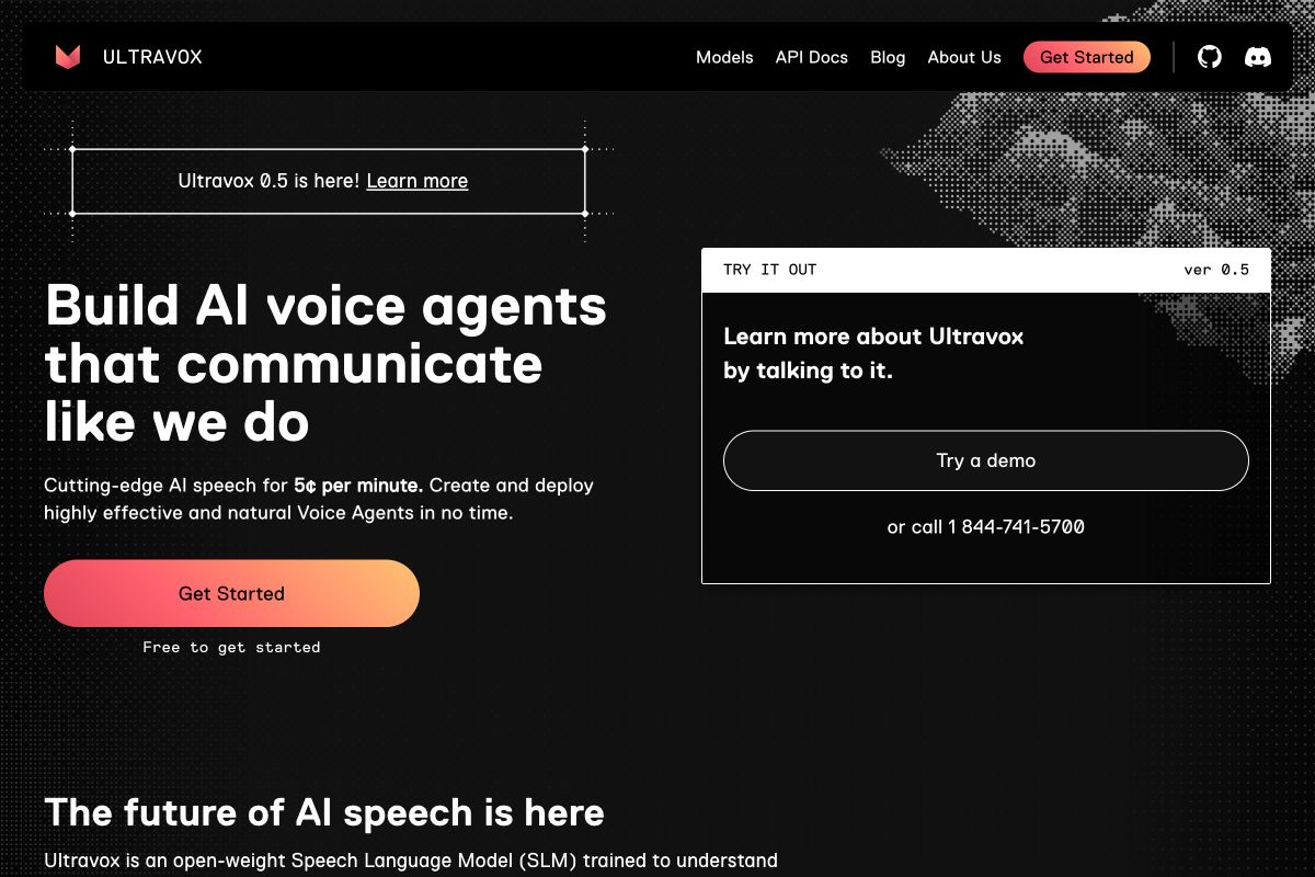 Ultravox - Advanced AI Speech Language Model