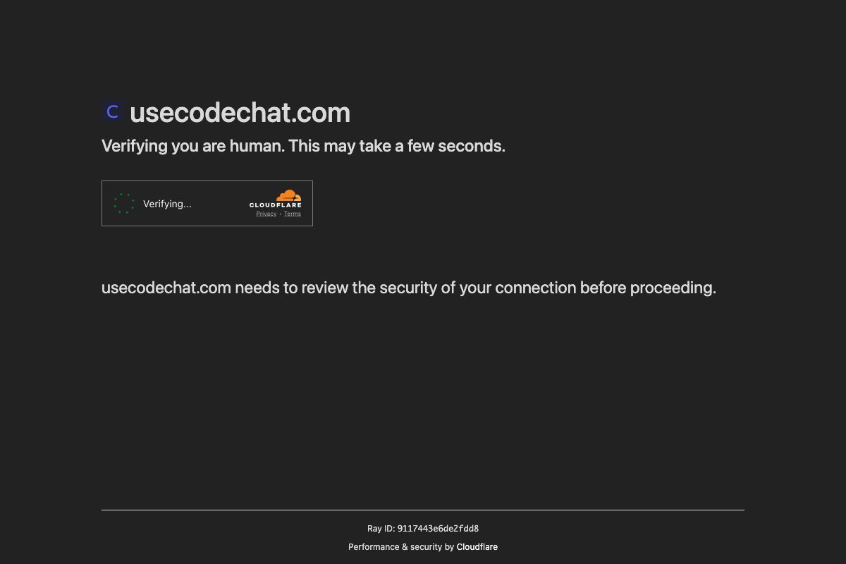 UseCodeChat Security Check