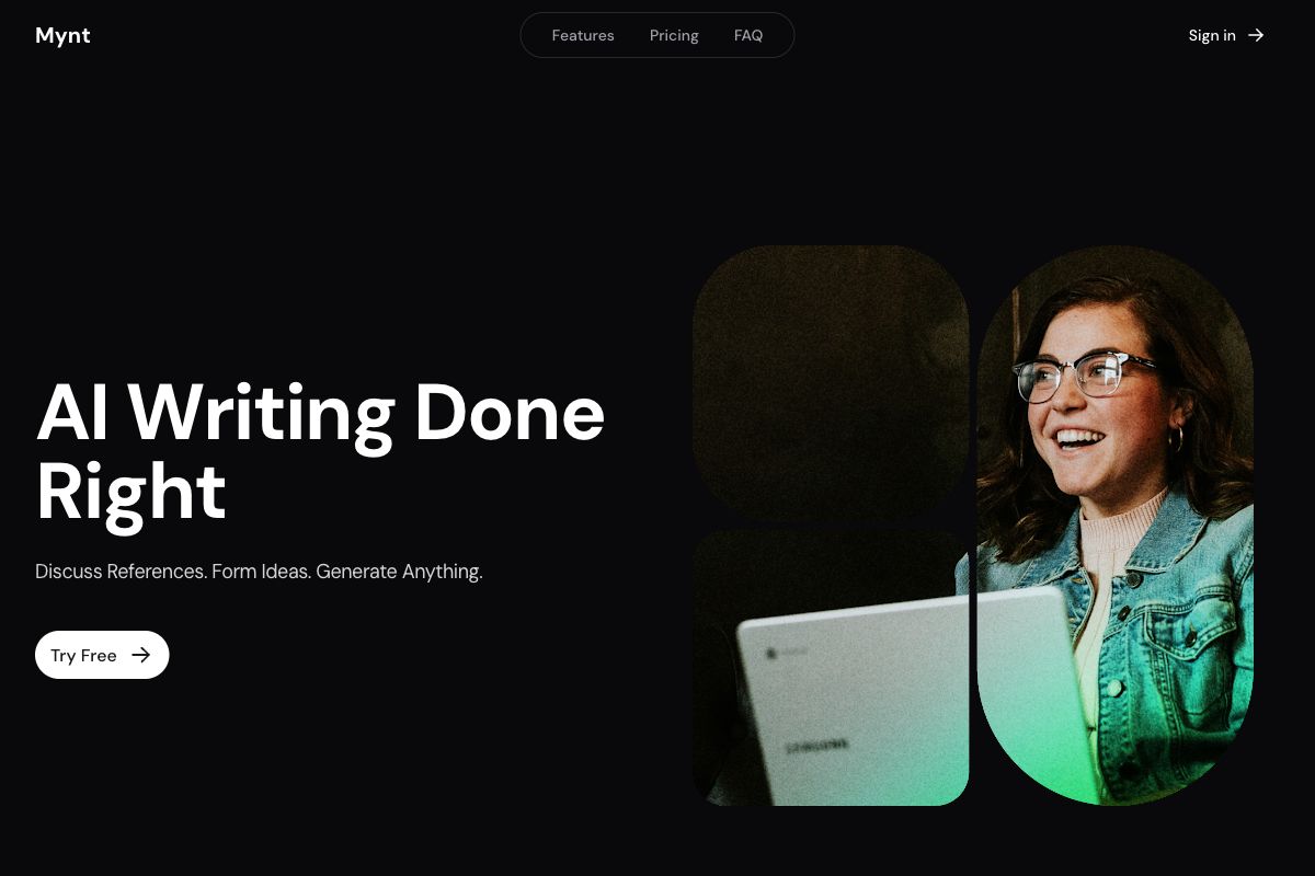Mynt - AI Writing Done Right