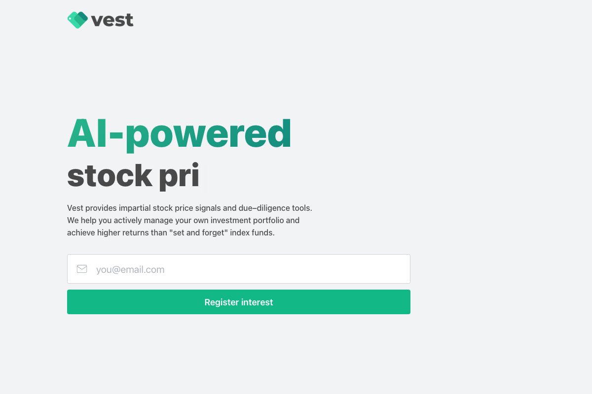 Vest - AI-powered Stock Price and Investment Management