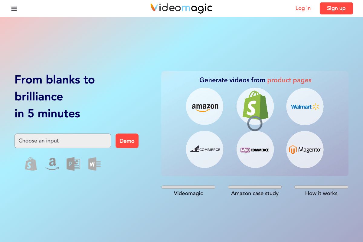 Videomagic - Transform Information into Short-Form Videos