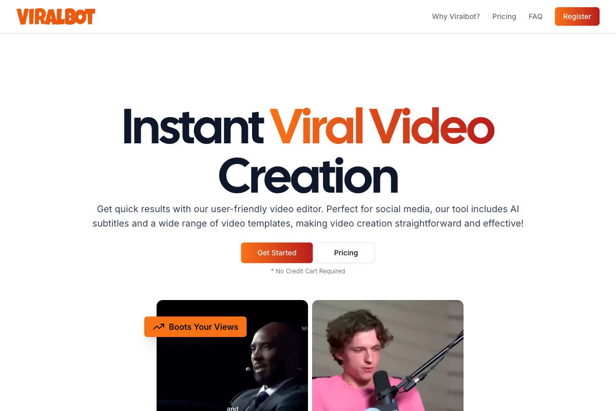 ViralBot: Instant Viral Video Editing Tool