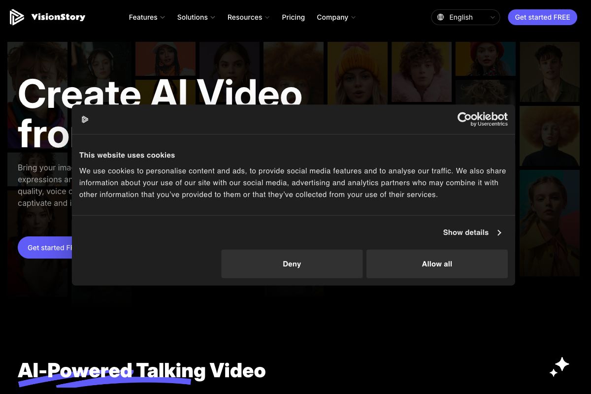 VisionStory AI Video - AI-Powered Talking Videos