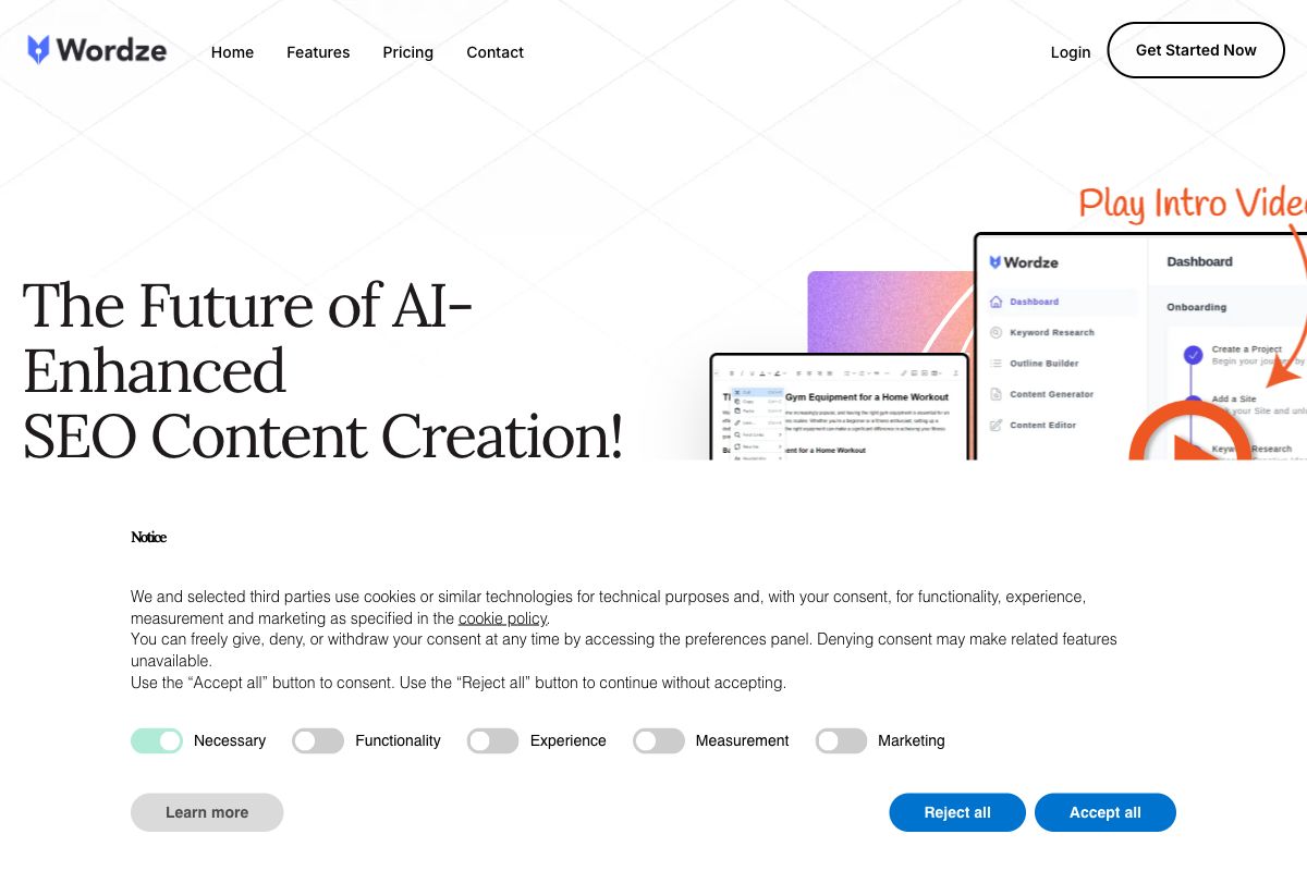 Wordze - AI-Enhanced SEO Content Creation Tool