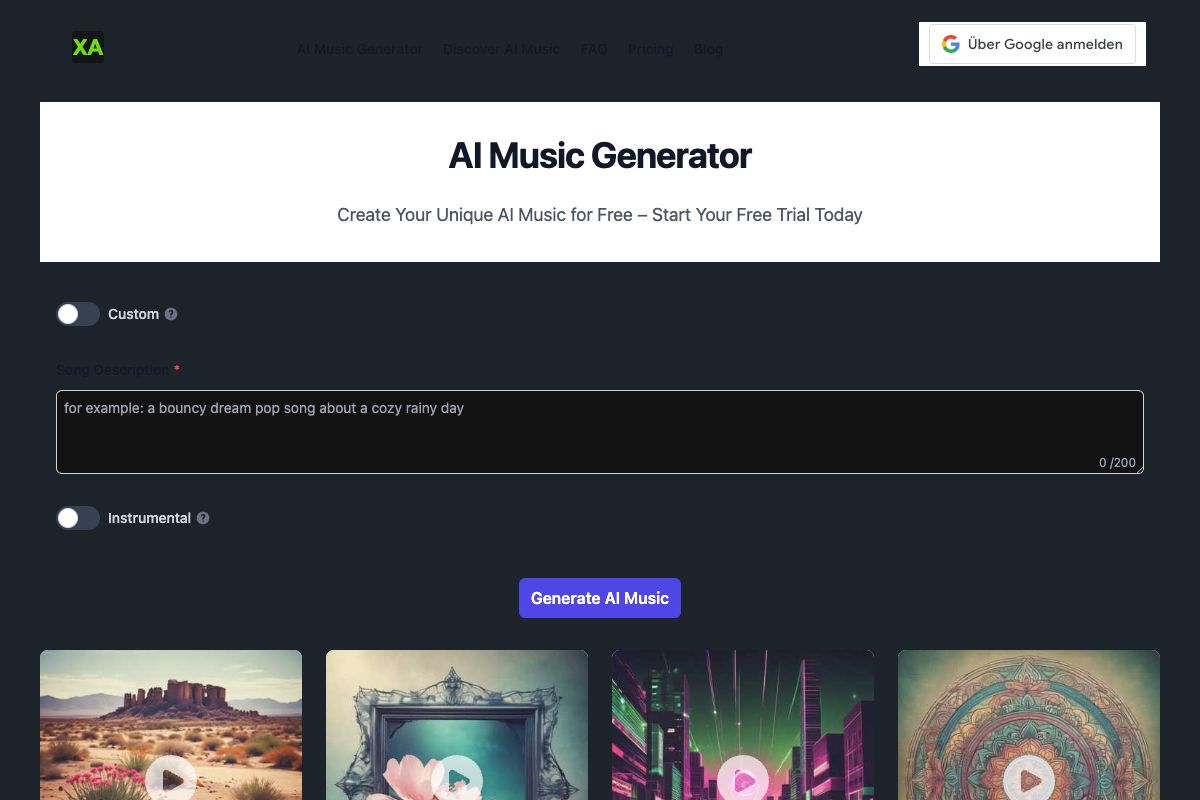 AI Music Generator