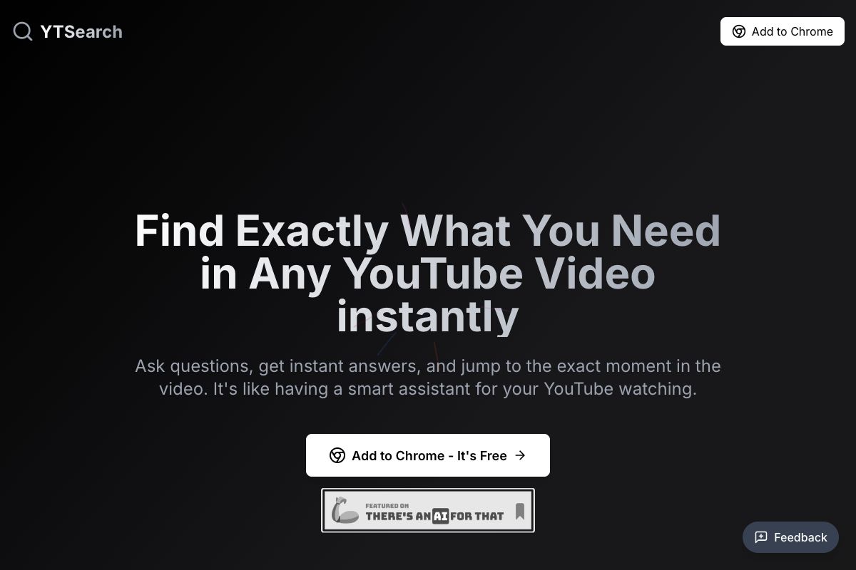 YTSearch - Find Exactly What You Need in Any YouTube Video