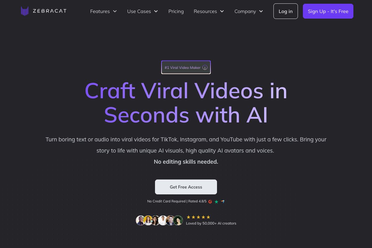 Zebracat - AI-powered Video Creation Tool